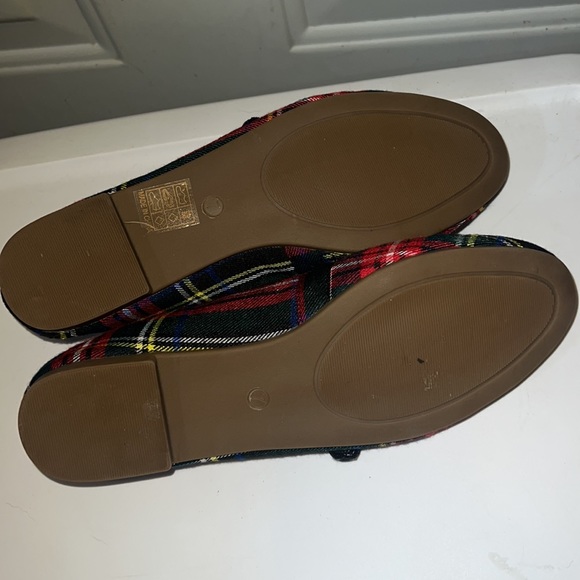 Lulu Hun London plaid/ Velcro Mary Jane shoes sz 7 - Picture 5 of 5